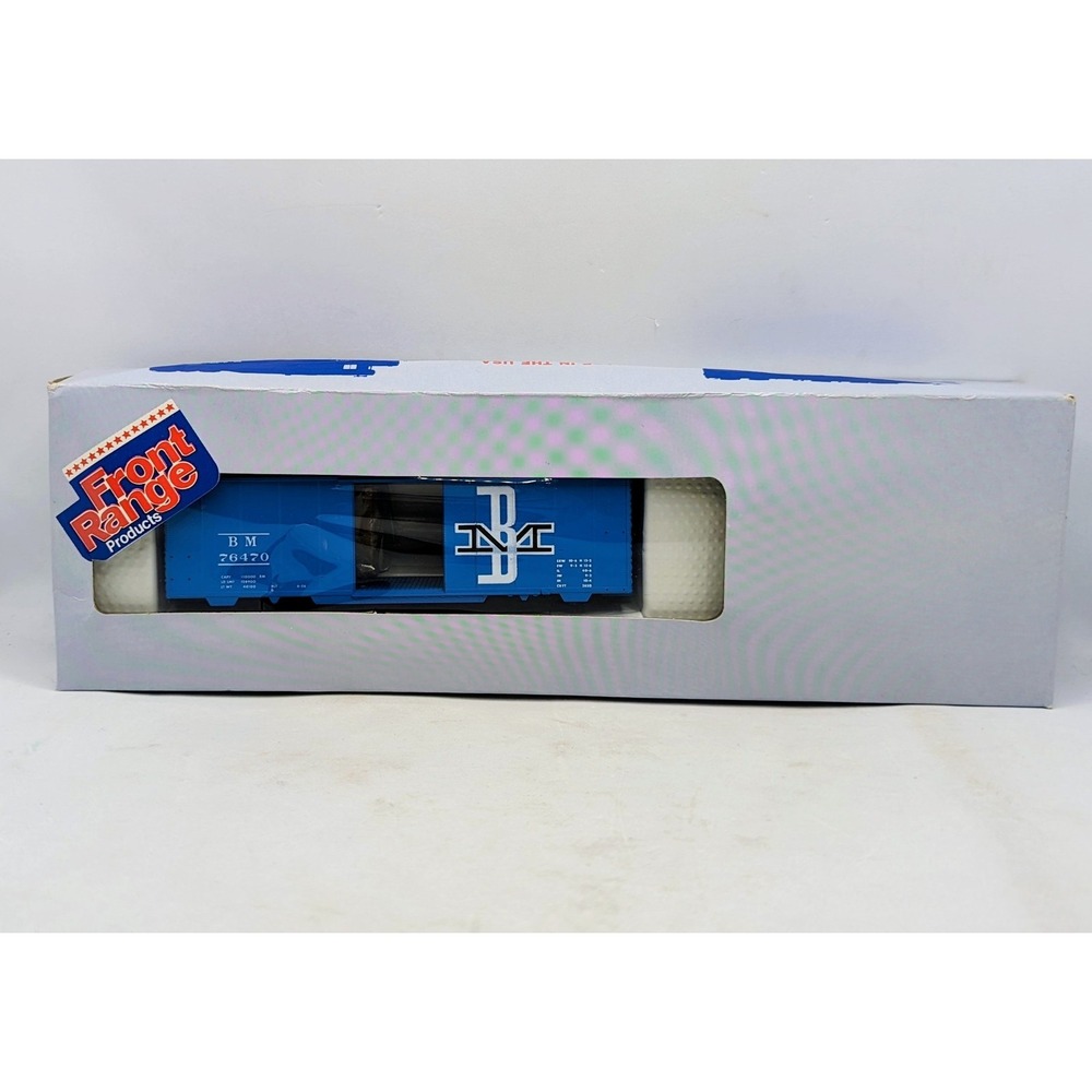 Front Range Products HO #4075 ACF 40' Riveted Box Car Boston & Maine 76470